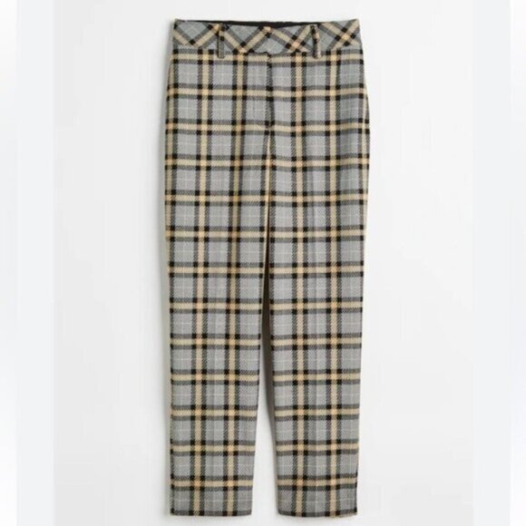 H&M Plaid Trousers pants Size 14 - Picture 2 of 15